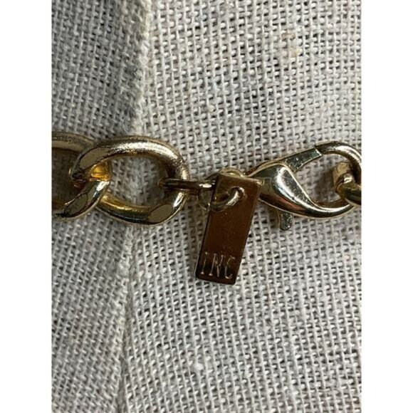 INC Interactional Signed  Ping and Yellow Cha Cha Balls Laired Chan Necklace - Picture 4 of 5